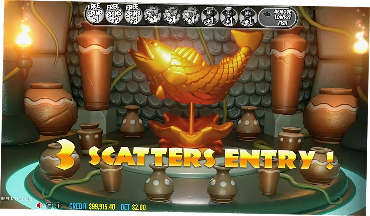 Big Bass Amazon Xtreme pre-bonus modifier picking screen